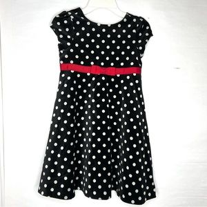 Gymboree Velvet Polka Dot Dress - Girls 6